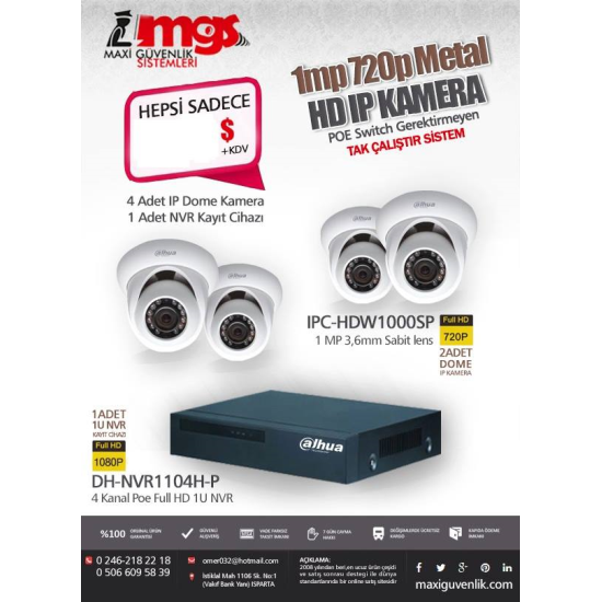 DAHUA IP SET KAMPANYA